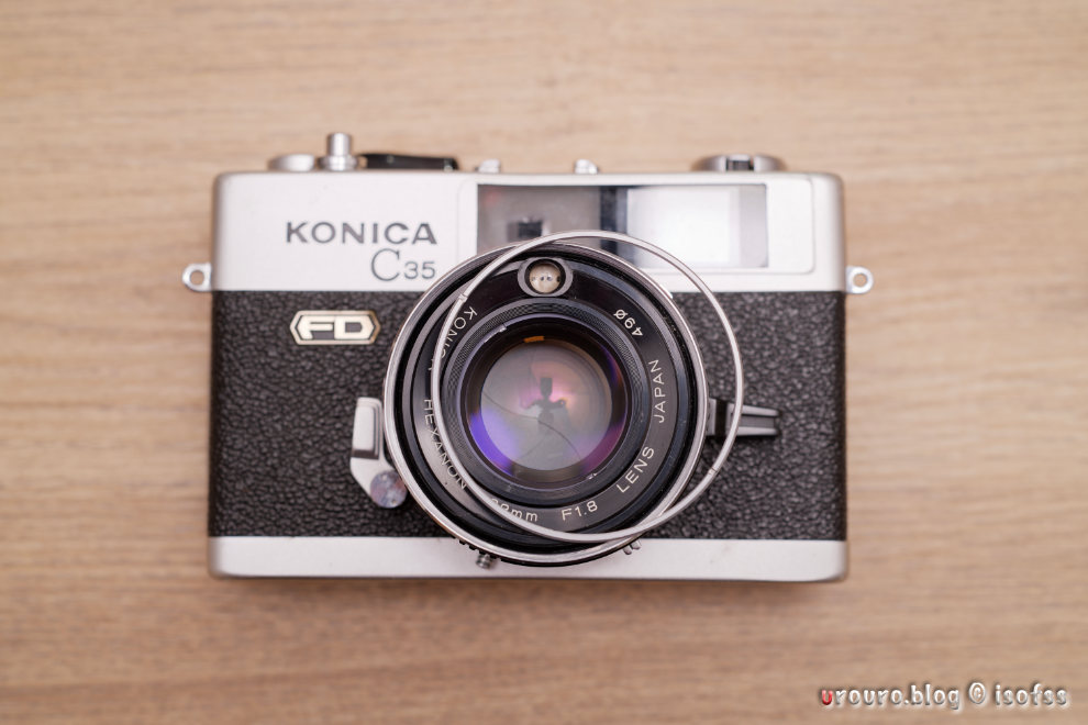 露出計不動でも機械式で動く50年前のカメラ。KONICA C35 FDを分解清掃して使うぜ！[Myカメラ沼#13] – urouro.blog