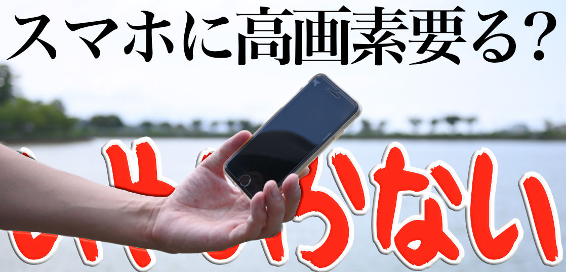 スマホカメラに高画素要りますか？いや、要らない。