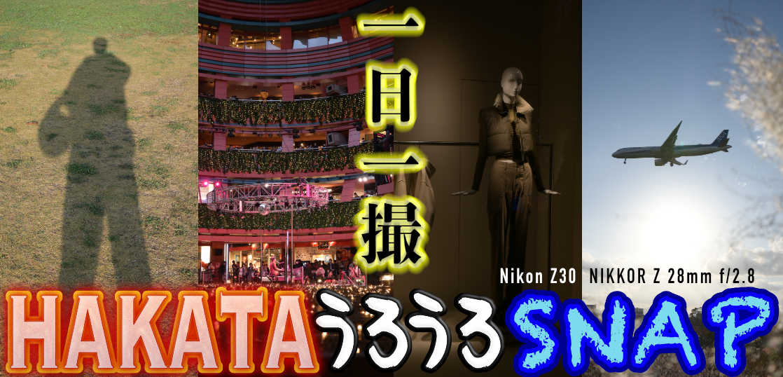Z30で毎日写真を撮る縛りスタート!!! 一日一撮・博多うろうろSNAP[2022年11月]