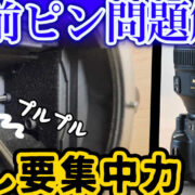 Nikon D60の前ピン問題が解決したので記録を残しておきます。