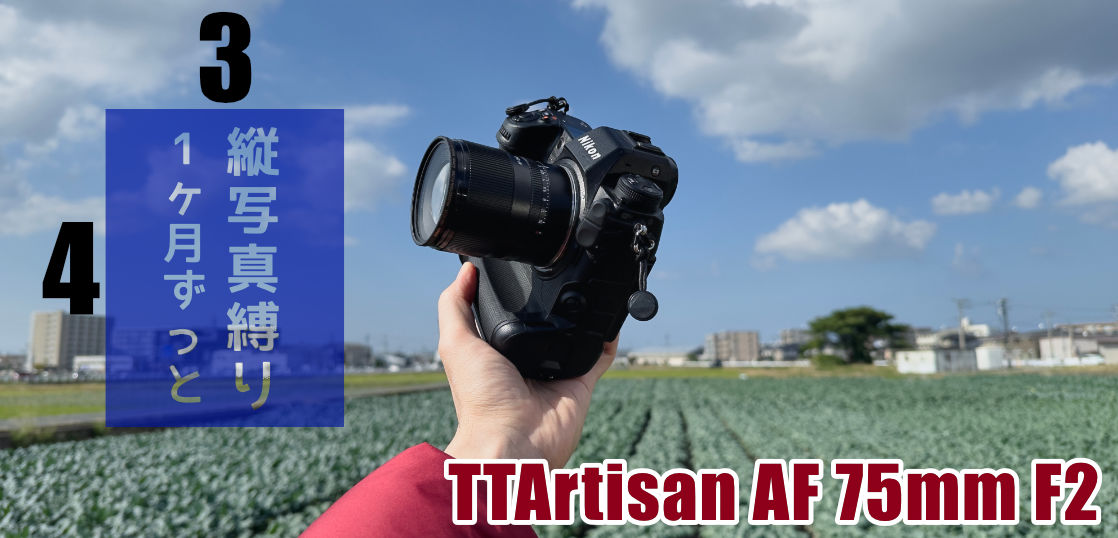 Z9とTTArtisan AF 75mm F2を使って1ヶ月間ずっと4:3縦構図縛りプレイでスナップしてきた。