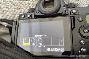 あとはカメラをWi-Fiに繋げてフレコンをダウンロードするだけ。ネットがあればスマホだけでここまで出来る。