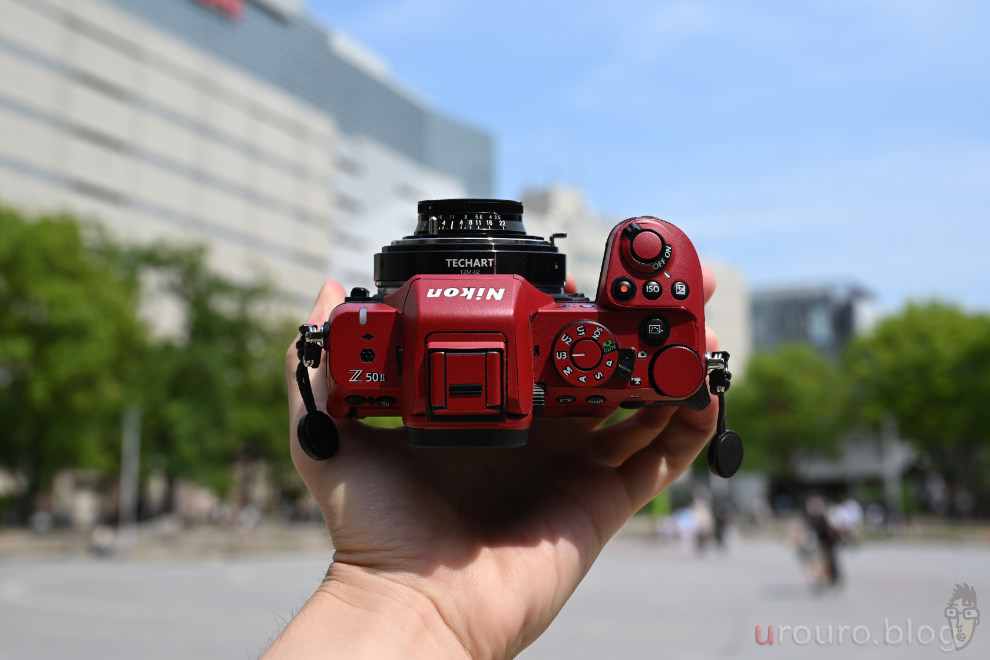 Z50IIとTECHART TZM-02とCOLOR SKOPAR 35mm F3.5の機動力重視スナップカメラ、外観。