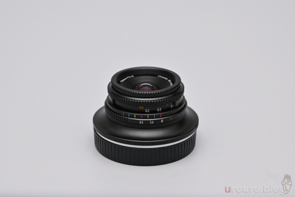 7Artiasns 10mm F3.5のZマウント版は130g。他のマウントだとさらに10g程度軽くなる。小さいは正義だ。