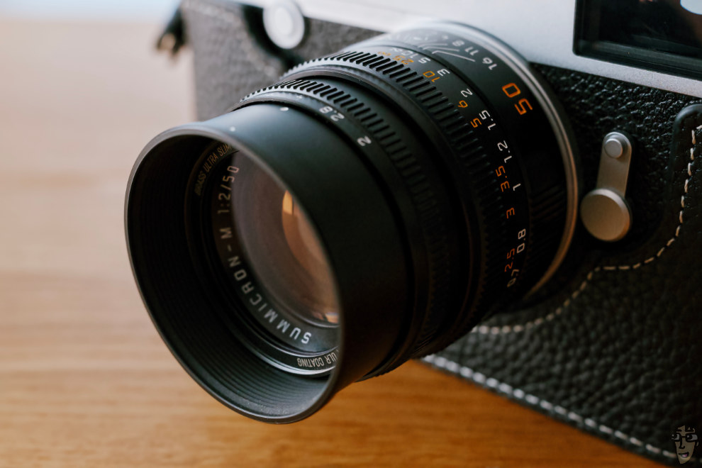 SUMMICRON-M f2/50 第四世代のズミクロンはレンズフード内蔵だ。ただし使うことはほぼない。